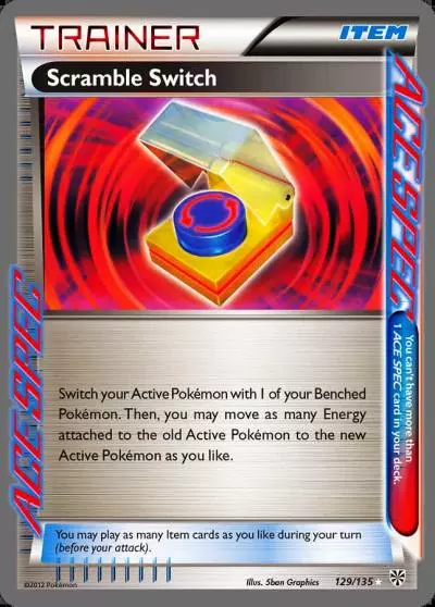 Scramble Switch 129/135 Plasma Storm Pokemon card
