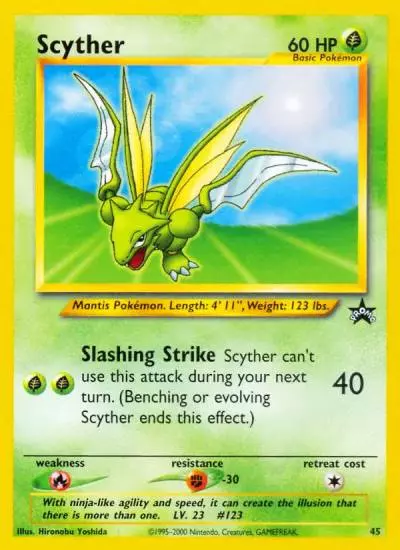 Scyther 45/53 Wizards Black Star Promos Pokemon card