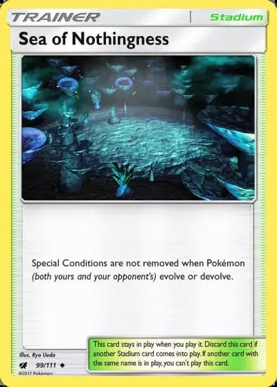 Sea of Nothingness 99/111 Crimson Invasion Pokemon card