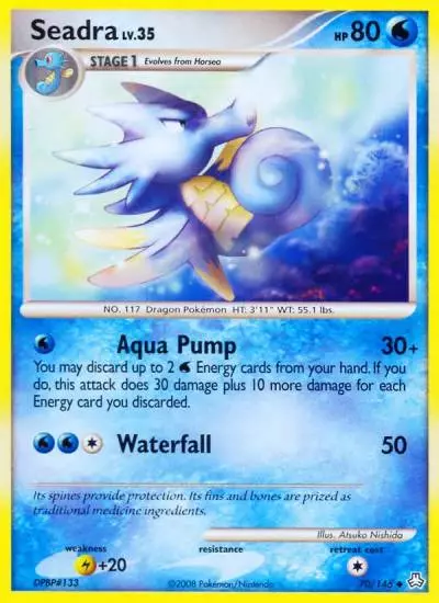 Seadra 70/146 Legends Awakened Pokemon card