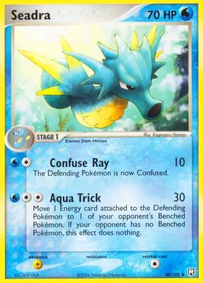 Seadra 48/109 Team Rocket Returns Pokemon card
