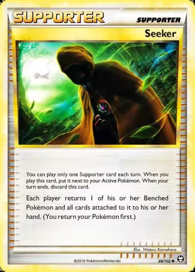 Seeker 88/102 HS—Triumphant Pokemon card