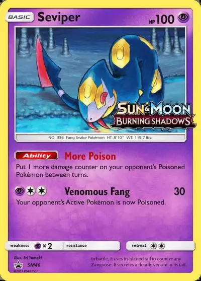 Seviper SM46/248 SM Black Star Promos Pokemon card