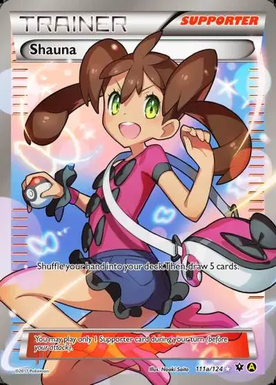 Shauna 111a/124 Fates Collide Pokemon card
