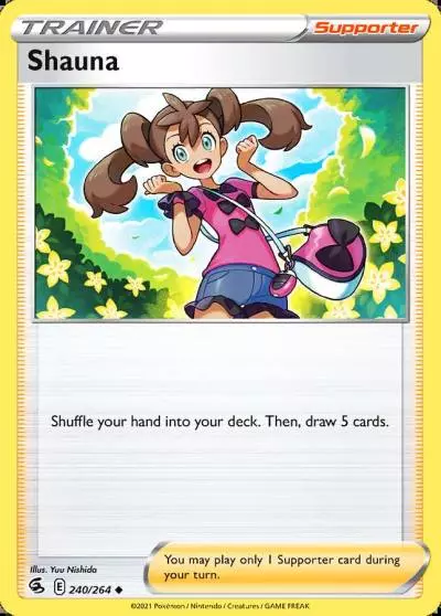 Shauna 240/264 Fusion Strike Pokemon card