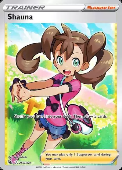 Shauna 263/264 Fusion Strike Pokemon card