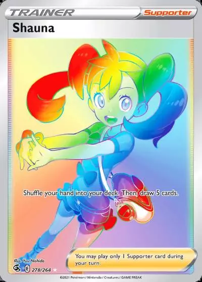 Shauna 278/264 Fusion Strike Pokemon card