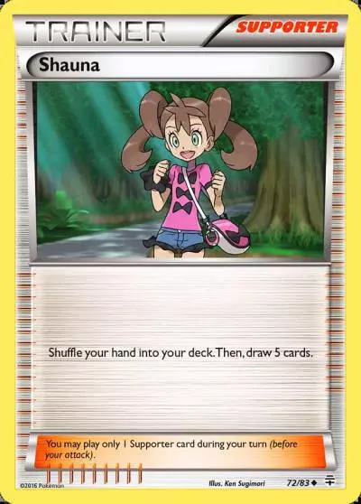 Shauna 72/83 Generations Pokemon card