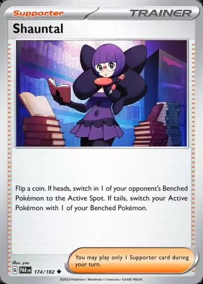 Shauntal 174/182 Paradox Rift Pokemon card
