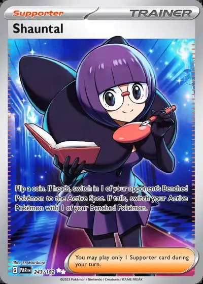 Shauntal 243/182 Paradox Rift Pokemon card