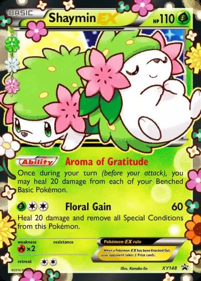 Shaymin-EX XY148/211 XY Black Star Promos Pokemon card