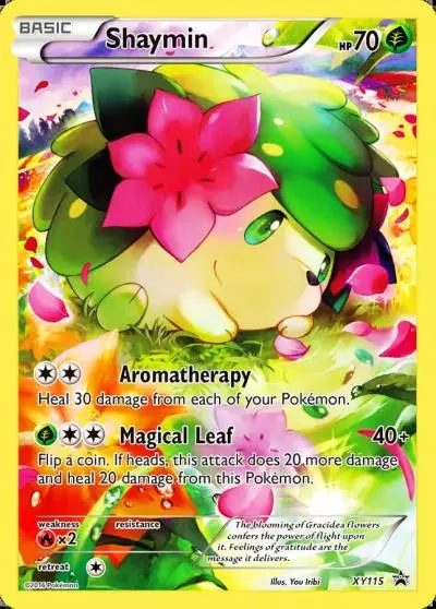 Shaymin XY115/211 XY Black Star Promos Pokemon card