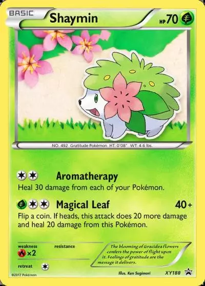 Shaymin XY188/211 XY Black Star Promos Pokemon card