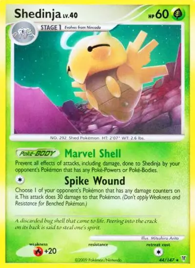 Shedinja 44/147 Supreme Victors Pokemon card