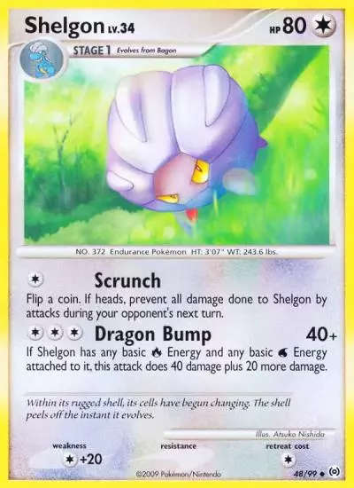 Shelgon 48/99 Arceus Pokemon card