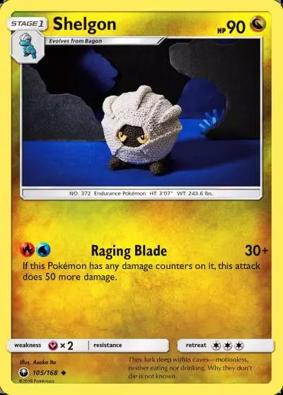 Shelgon 105/168 Celestial Storm Pokemon card