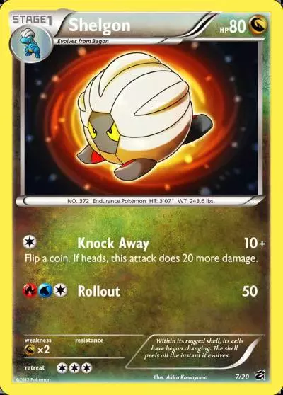 Shelgon 7/20 Dragon Vault Pokemon card