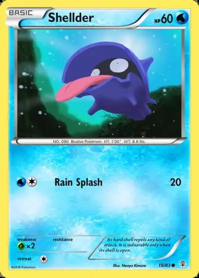 Shellder 19/83 Generations Pokemon card