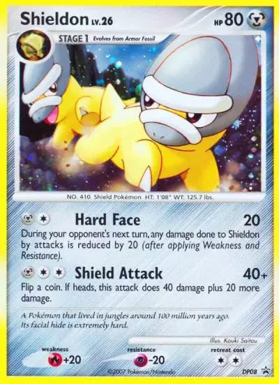 Shieldon DP08/56 DP Black Star Promos Pokemon card