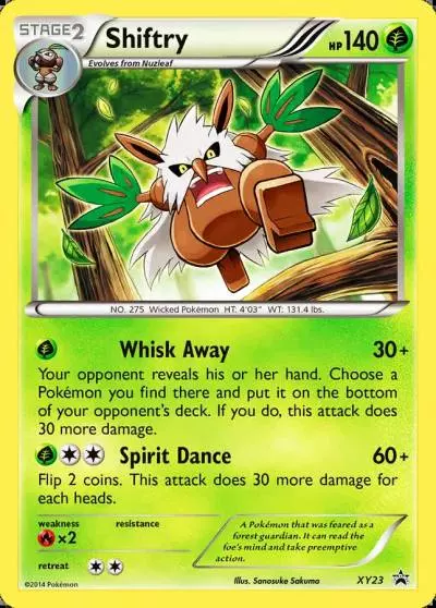 Shiftry XY23/211 XY Black Star Promos Pokemon card
