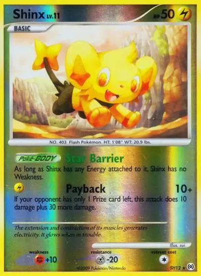 Shinx SH12/99 Arceus Pokemon card