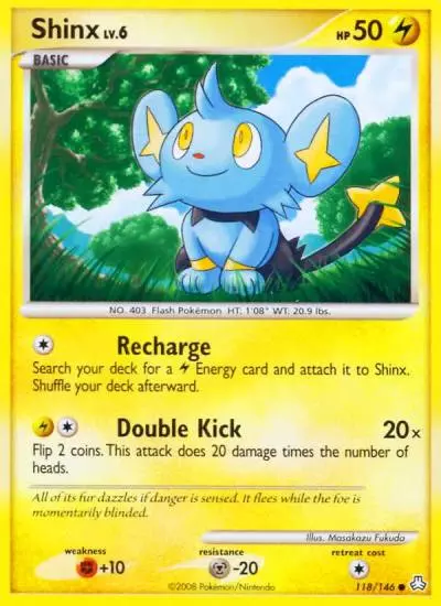 Shinx 118/146 Legends Awakened Pokemon card