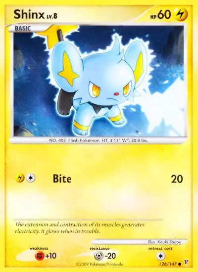Shinx 126/147 Supreme Victors Pokemon card