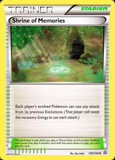 Shrine of Memories 139/160 Primal Clash Pokemon card