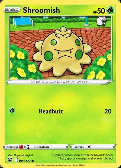 Shroomish 3/172 Brilliant Stars Pokemon card
