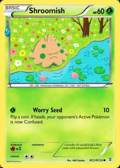 Shroomish RC2/83 Generations Pokemon card