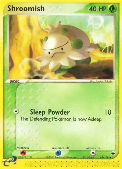 Shroomish 69/109 Ruby & Sapphire Pokemon card