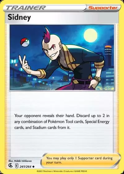Sidney 241/264 Fusion Strike Pokemon card