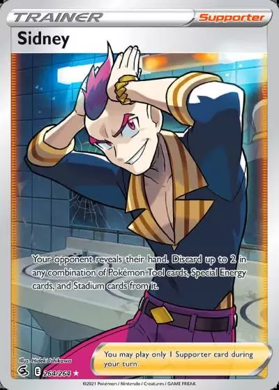 Sidney 264/264 Fusion Strike Pokemon card