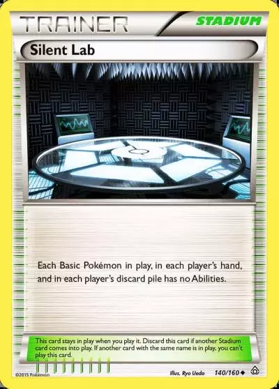 Silent Lab 140/160 Primal Clash Pokemon card