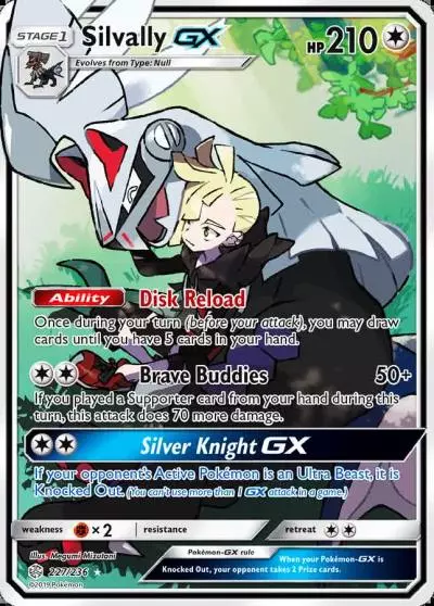 Silvally-GX 227/236 Cosmic Eclipse Pokemon card