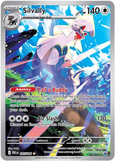 Silvally 95/84 Pitch Black Pokemon card