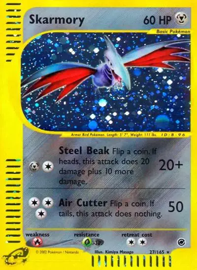 Skarmory 27/165 Expedition Base Set Pokemon card