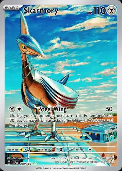 Skarmory 209/191 Surging Sparks Pokemon card