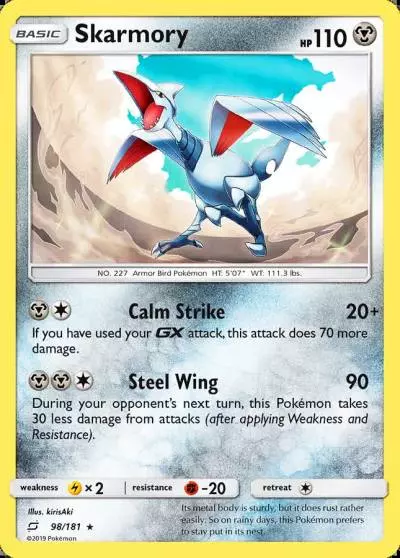 Skarmory 98/181 Team Up Pokemon card