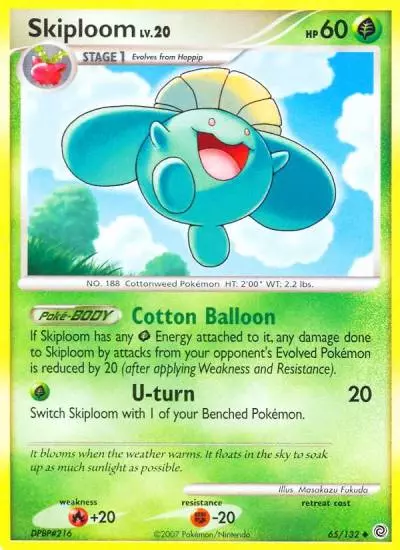 Skiploom 65/132 Secret Wonders Pokemon card