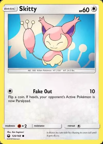 Skitty 120/168 Celestial Storm Pokemon card