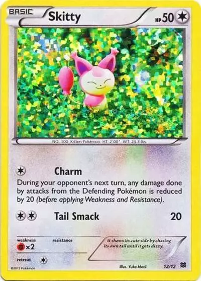 Skitty 12/12 McDonald's Collection 2015 Pokemon card