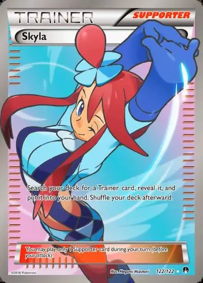 Skyla 122/122 BREAKpoint Pokemon card