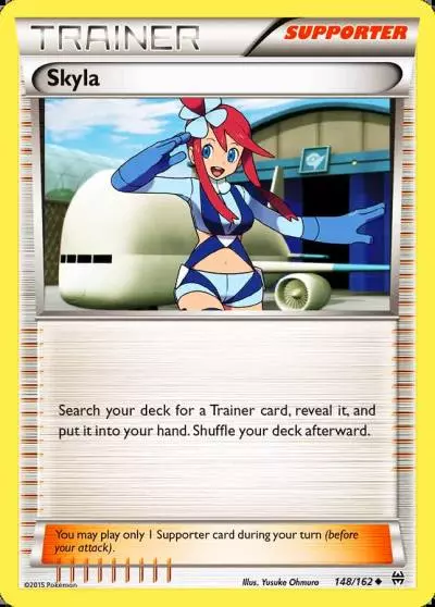 Skyla 148/162 BREAKthrough Pokemon card