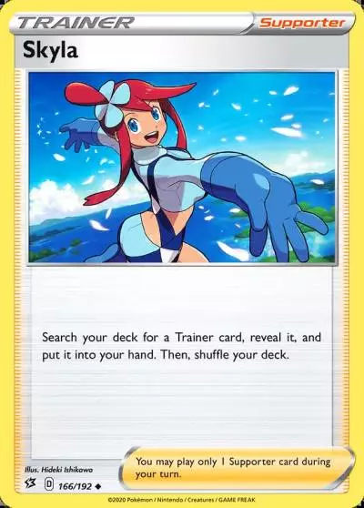 Skyla 166/192 Rebel Clash Pokemon card