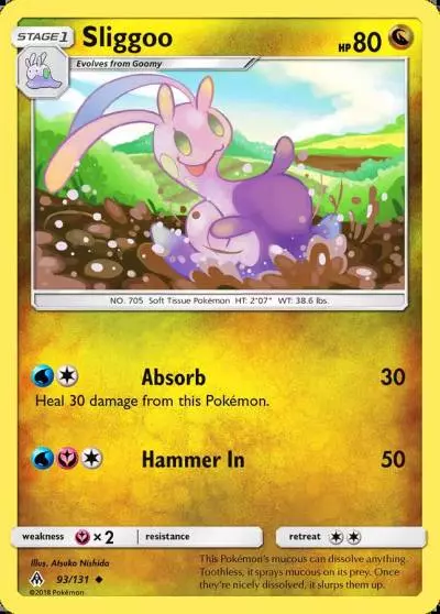 Sliggoo 93/131 Forbidden Light Pokemon card