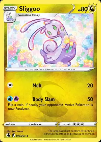 Sliggoo 196/264 Fusion Strike Pokemon card