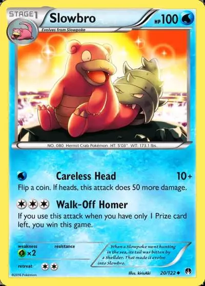 Slowbro 20/122 BREAKpoint Pokemon card