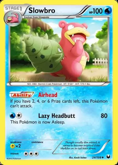 Slowbro 24/108 Dark Explorers Pokemon card