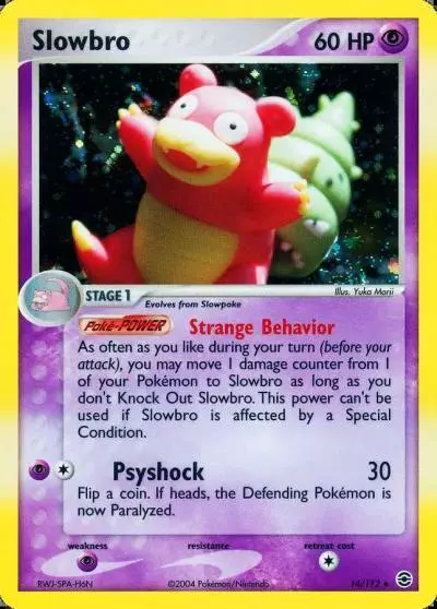 Slowbro 14/112 FireRed & LeafGreen Pokemon card